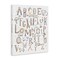 Stupell Industries Nursery Animal Alphabet Chart Canvas Wall Art